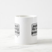 Dummes Autocorrect Kaffeetasse (Mittel)