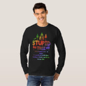 Dummes Baum Definition  Disc Golf 3 T-Shirt (Vorne ganz)