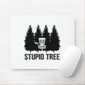 Dummes Baum Disc Golf Mousepad (Mit Mouse)
