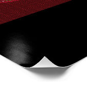 Dummes Comic-Glossy-Poster Poster (Ecke)