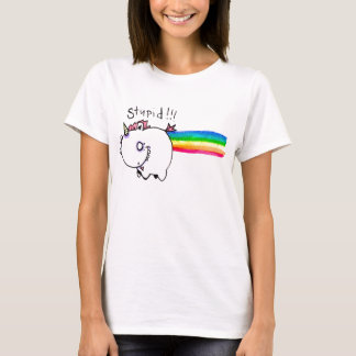 Dummes Einhorn mit Regenbogen durch EMS Boz T-Shirt