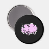 dummes fettes Schwein Magnet (Vorderseite/Rückseite)
