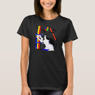 Dummes Kätzchen humorvolles Katzen-Meme T-Shirt
