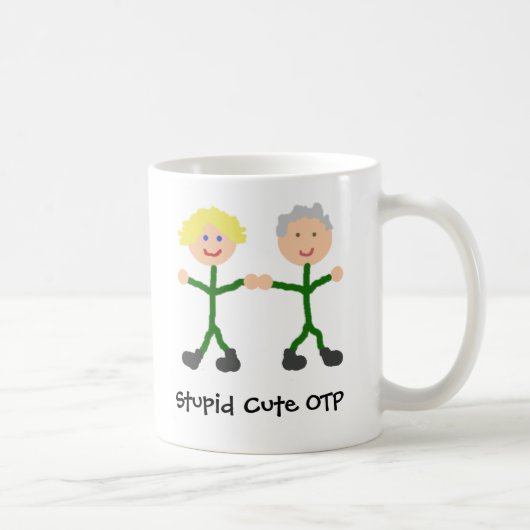 Dummes niedliches OTP Sam/Jack-Tasse Kaffeetasse (Rechts)
