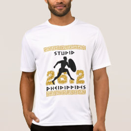 Dummes Pheidippides Marathon, das SS Sport-Tek T-Shirt