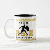 Dummes Pheidippides Zweifarbige Tasse (Links)