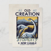 Dummheit ist JETZT heilbar! Postkarte (Vorne/Hinten)