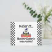 Dummheit Postkarte (Stehend Vorderseite)