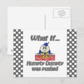 Dummheit Postkarte (Vorne/Hinten)