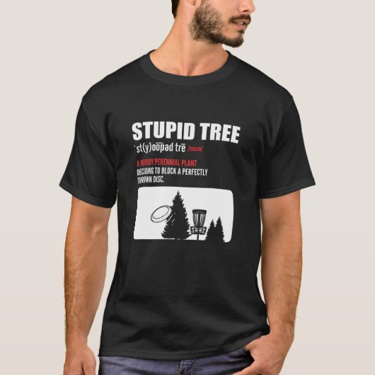 Dummkopf Disk Golf T-Shirt (Vorderseite)