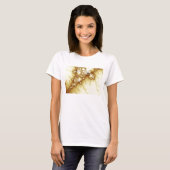 Dummkopf-Gold - Fraktal-Kunst T-Shirt (Vorne ganz)