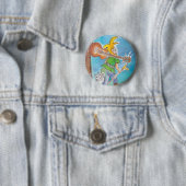 Dummkopf mit Gitarre (runder Knopf) Button (Beispiel)