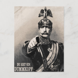 Dummkopf Postkarte