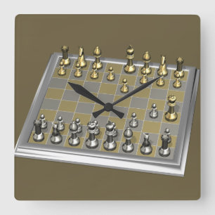 Dummkopf Quadratische Wanduhr