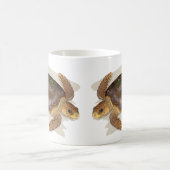 Dummkopf-Seeschildkröte-Tasse Kaffeetasse (Mittel)