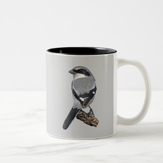 Dummkopf Shrike Zweifarbige Tasse (Rechts)