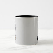 Dummkopf Shrike Zweifarbige Tasse (Mittel)