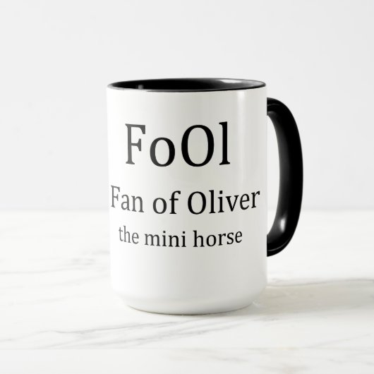 Dummkopf-Tasse Tasse (VorderseiteRechts)