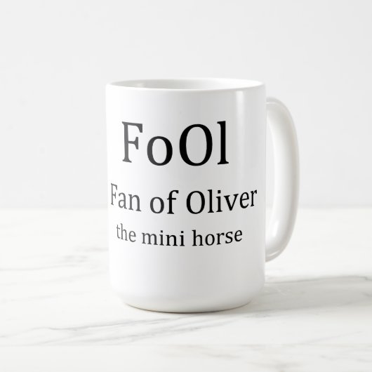 Dummkopf-Tasse Tasse (VorderseiteRechts)