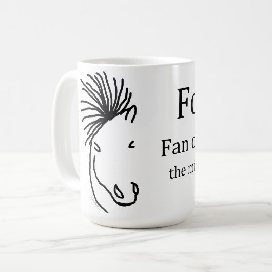 Dummkopf-Tasse Tasse (Vorderseite Links)