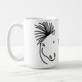 Dummkopf-Tasse Tasse (Links)