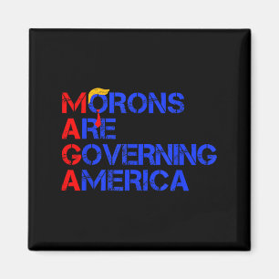 Dummköpfe regieren Amerika Funny Trump 2024 _2 Magnet