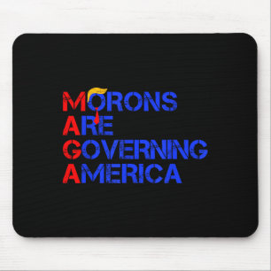 Dummköpfe regieren Amerika Lustig Trump 2024 _2 Mousepad
