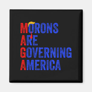 Dummköpfe regieren Amerika Lustig Trump 2024 _3 Magnet