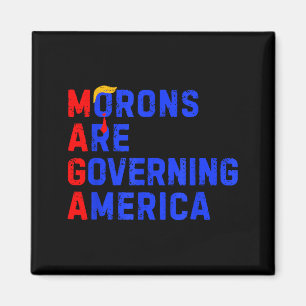 Dummköpfe regieren Amerika Lustig Trump 2024 _4 Magnet
