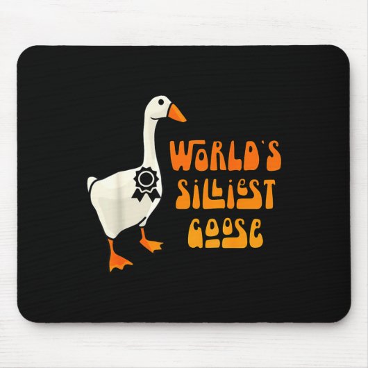 Dümmste Gans der Welt Lustige Gans Liebhaber  Mousepad (Vorne)