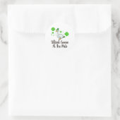 Dummste Gans im Pub St. Patricks Day Lustig Ich Runder Aufkleber (Tasche)
