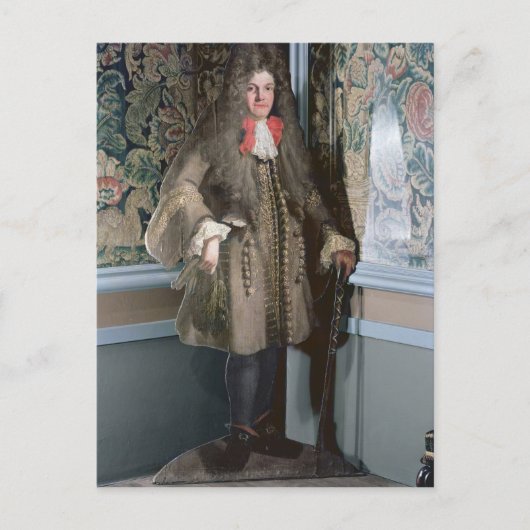 Dummy Board Figur eines Mannes, c.1690 Postkarte (Vorderseite)