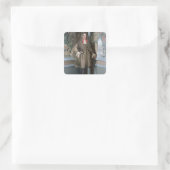 Dummy Board Figur eines Mannes, c.1690 Quadratischer Aufkleber (Tasche)