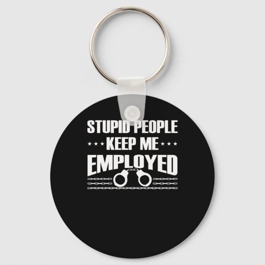 Dummy Keep Korretional Officer Employed Schlüsselanhänger (Vorderseite)