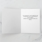 Dummy Newspaper Headlines Pensionierung Karte (Innenseite)