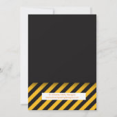 Dump Alles Dump Truck Birthday Party Einladung (Rückseite)