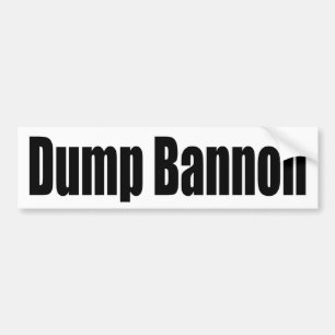 Dump-Bannon Autoaufkleber