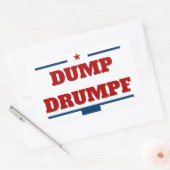 Dump Drumpf Rechteckiger Aufkleber (Umschlag)