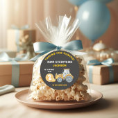 "DUMP EVERYTHING! Construction Birthday 2 Runder Aufkleber