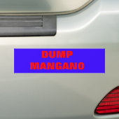 Dump mangano Autoaufkleber (Auf Auto)