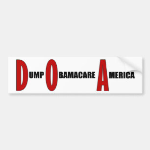 Dump Obamacare Amerika Autoaufkleber