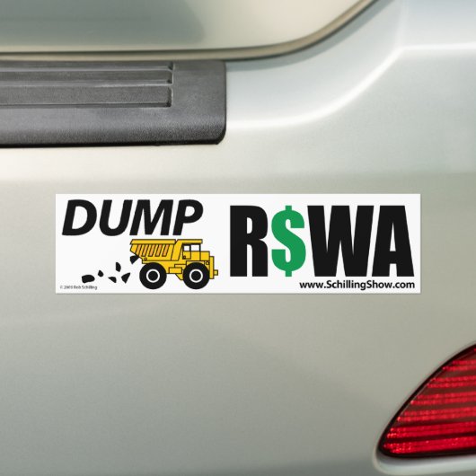 DUMP RSWA AUTOAUFKLEBER (Auf Auto)