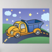 Dump Truck Art Poster (Vorne)