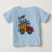 Dump Truck Baby T-shirt (Vorderseite)