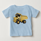 Dump Truck Baby T-shirt (Vorderseite)