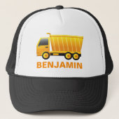 Dump Truck Construction Kids Truckerkappe (Vorderseite)
