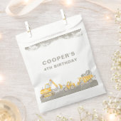 Dump Truck Construction Truck Birthday Thank You Geschenktütchen (Ausgeschnitten)