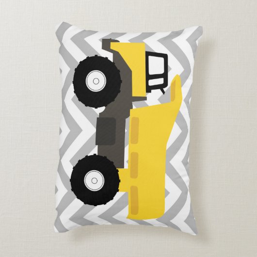 Dump Truck Construction Trucks Dekokissen (Rückseite(Vertikal))