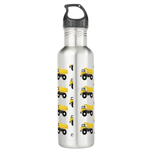 Dump Truck Construction Trucks Edelstahlflasche (Rückseite)