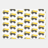 Dump Truck Construction Trucks Geschenkpapier Set (Vorderseite 2)